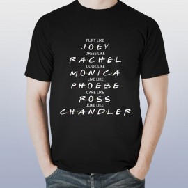 Friends Quotes Printed Custom Design T-Shirt Friends Quotes Printed Custom Design T-Shirt