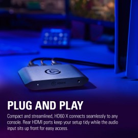 Elgato  Game Capture HD60 X|Game streaming Elgato HD60 1080p60  HDR10 or 4K30 Elgato  Game Capture HD60 X|Game streaming Elgato HD60 1080p60  HDR10 or 4K30