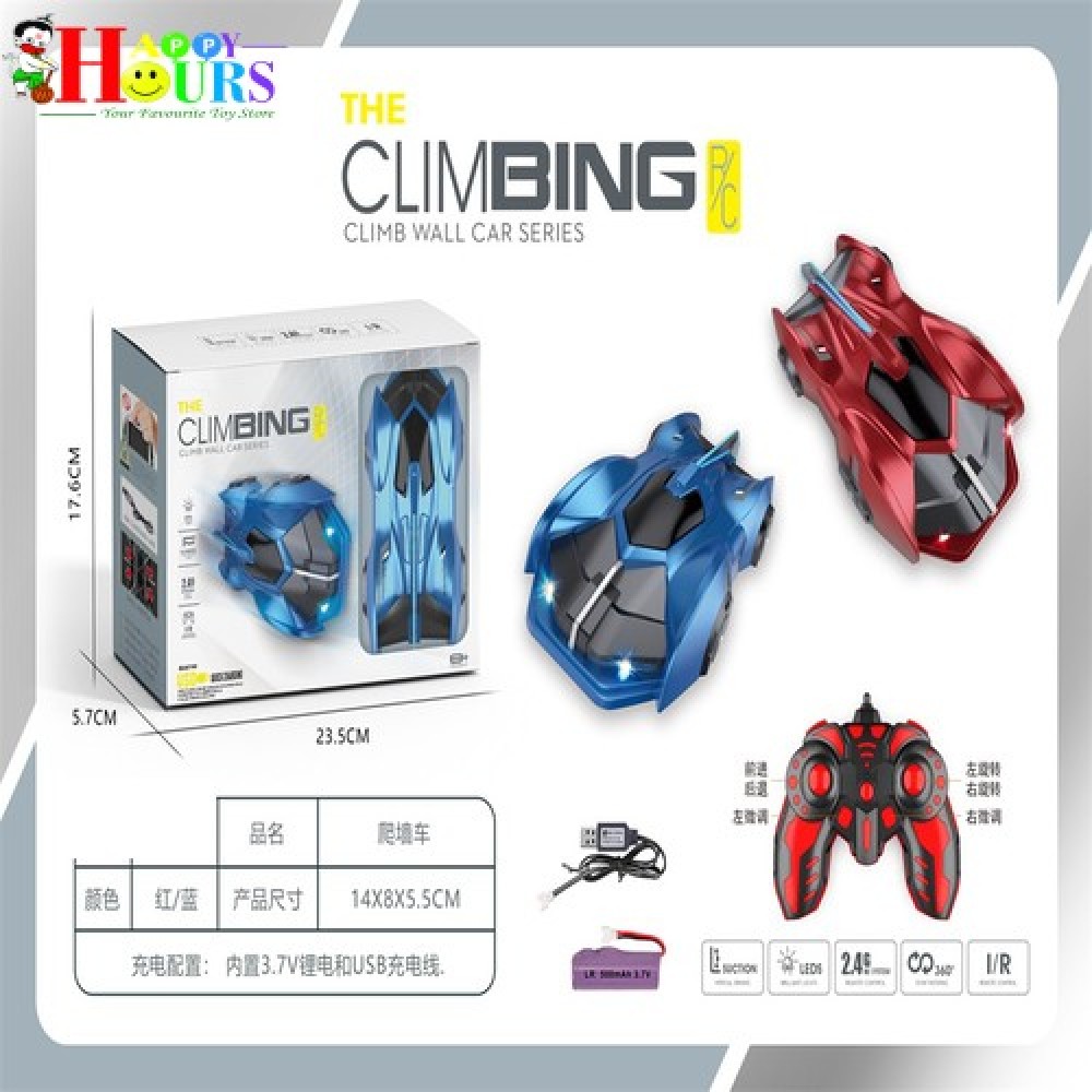 REMOTE CONTROL WALL CLIMBING RECHARGEABLE CAR TOY REMOTE CONTROL WALL CLIMBING RECHARGEABLE CAR TOY