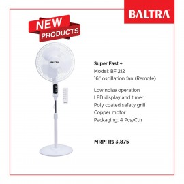 Baltra Stand Fan SUPER FAST | Copper Motor | Timer | 12 Months Warranty