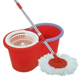 360° Floor Magic Spin Mop Bucket Set Microfiber Rotating Dry Heads (Color Varied) 360° Floor Magic Spin Mop Bucket Set Microfiber Rotating Dry Heads (Color Varied)
