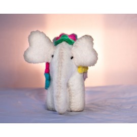 Handmade white elephant doll Handmade white elephant doll