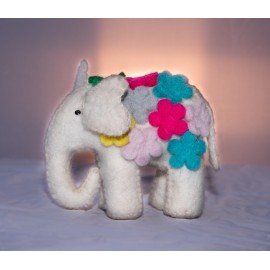 Handmade white elephant doll Handmade white elephant doll
