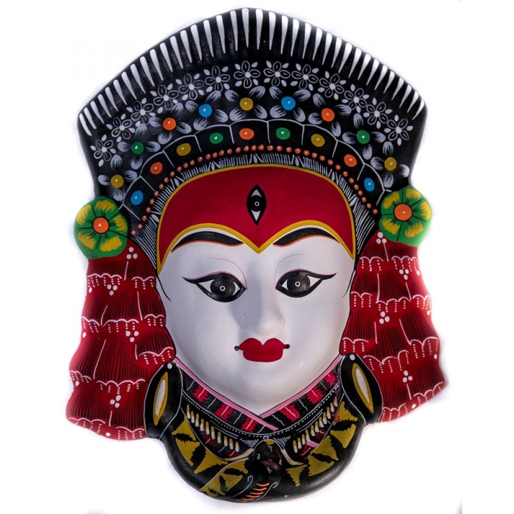 Handmade kumari mask Handmade kumari mask