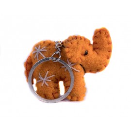 Orange Elephant Keyrings Orange Elephant Keyrings
