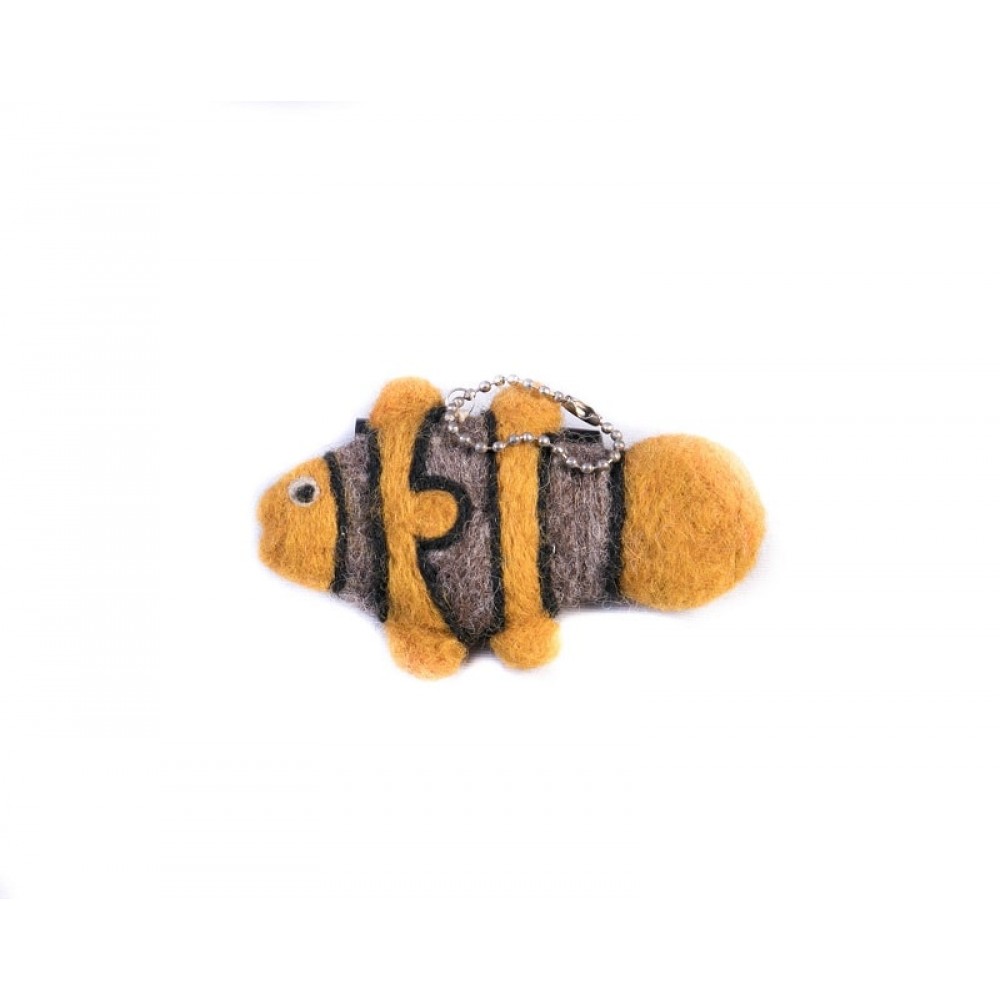 Fish yellow Keyring Fish yellow Keyring