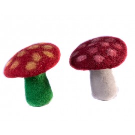 Handmade mushroom room decorative