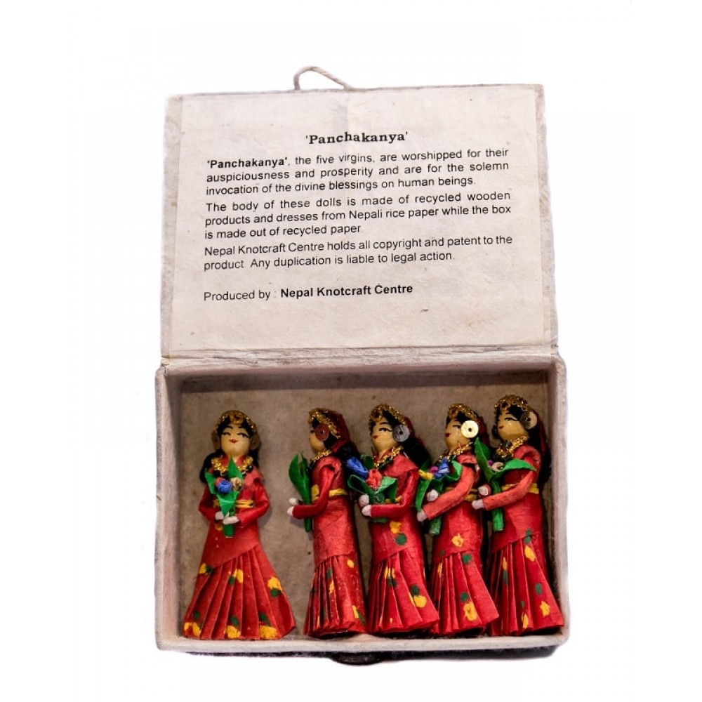 Doll with box- panchakanya - Small ( 4inch) Doll with box- panchakanya - Small ( 4inch)