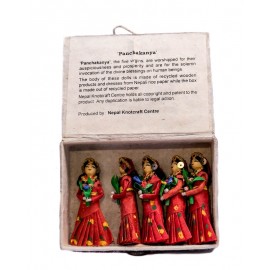 Doll with box- panchakanya - Small ( 4inch)