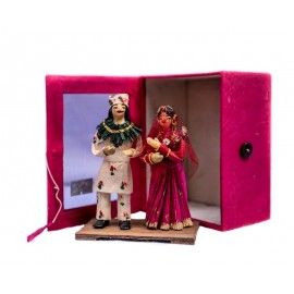 Doll With Box Chhetri Married Couple -Small Doll With Box Chhetri Married Couple -Small