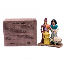 Doll with box- sherpa family - Small ( 4 Inch) Doll with box- sherpa family - Small ( 4 Inch)