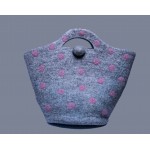 Grey Woolen ladies carry Bag Grey Woolen ladies carry Bag