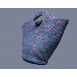 Grey Woolen ladies carry Bag Grey Woolen ladies carry Bag