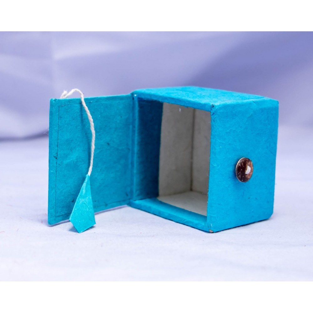 Paper made Blue Gift Box Paper made Blue Gift Box