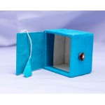 Paper made Blue Gift Box Paper made Blue Gift Box