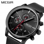 MEGIR Luxury Chronograph Stainless Steel Watch for Men MEGIR Luxury Chronograph Stainless Steel Watch for Men