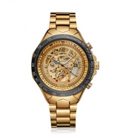 SEWOR Automatic Skeleton Mechanical Watch- Golden/Black SEWOR Automatic Skeleton Mechanical Watch- Golden/Black