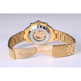 SEWOR Automatic Skeleton Mechanical Watch- Golden/Black SEWOR Automatic Skeleton Mechanical Watch- Golden/Black
