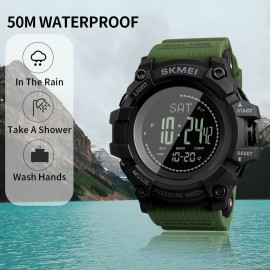 SKMEI MultiFunction Watch with Digital Compass and Barometer – Green SKMEI MultiFunction Watch with Digital Compass and Barometer – Green