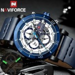 NaviForce NF9131 Luxury Chronograph Watch-Blue NaviForce NF9131 Luxury Chronograph Watch-Blue