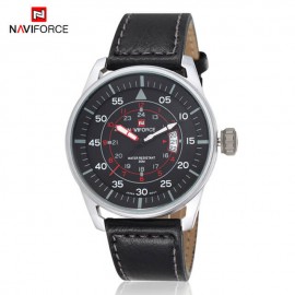 NaviForce NF9044 Date Function Analog Watch-White