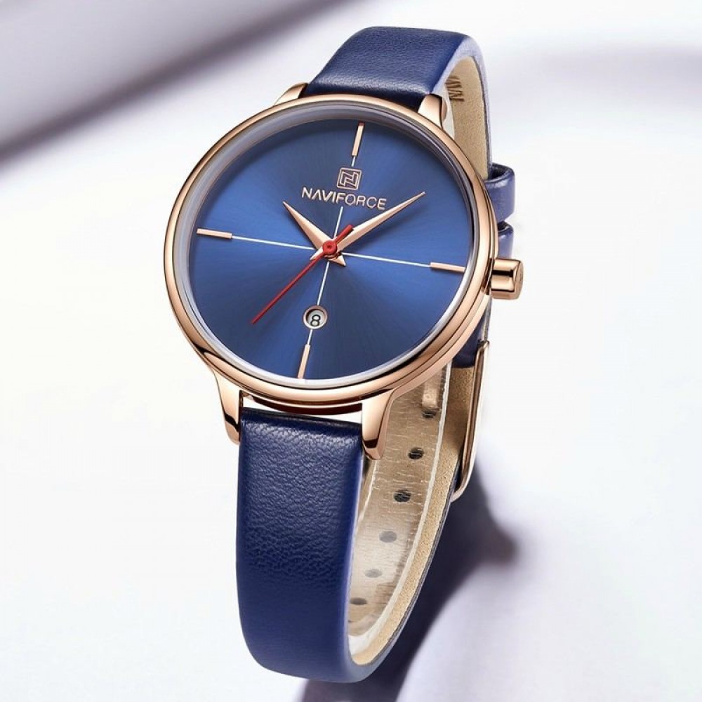 NaviForce NF 5006 Stylish Ladies Watch for Women – Blue NaviForce NF 5006 Stylish Ladies Watch for Women – Blue
