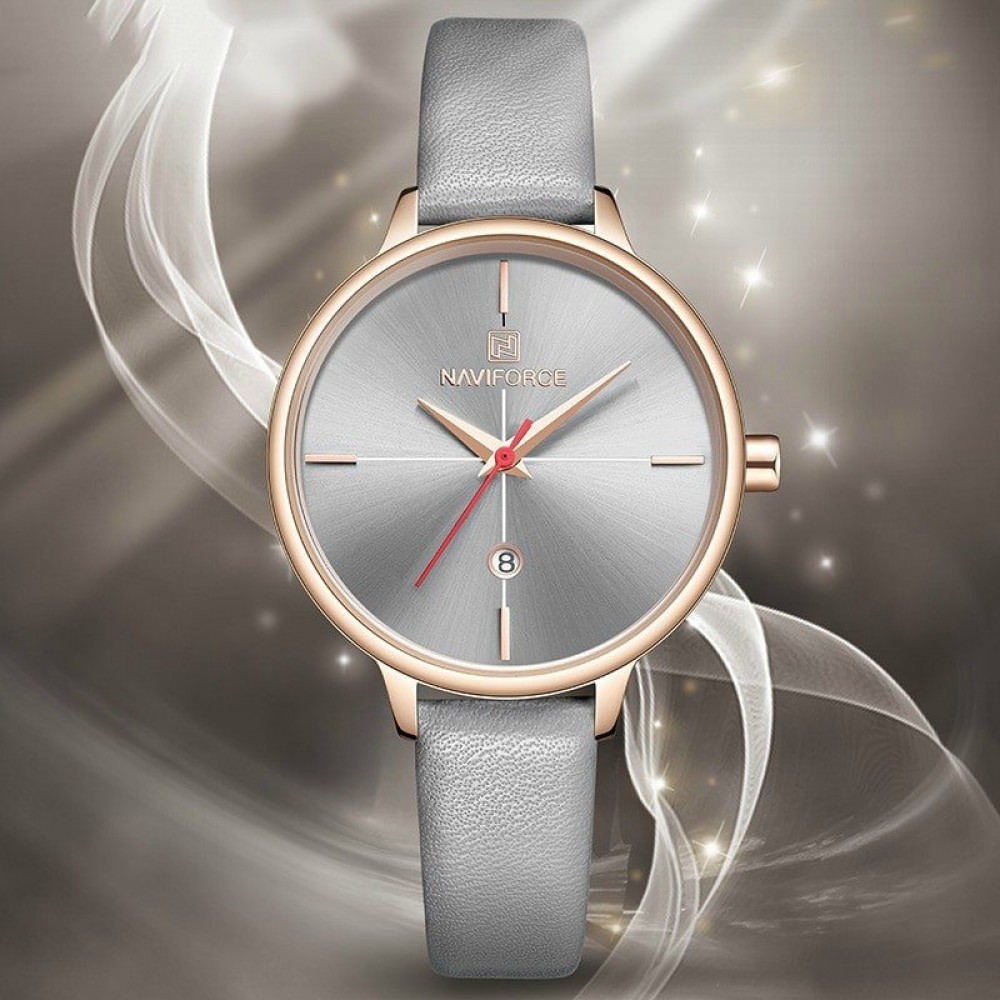 NaviForce NF 5006 Ladies Watch for Women –Grey