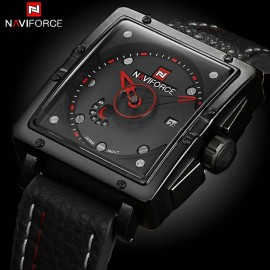 NaviForce NF9065M Analog Watch-Red/Black