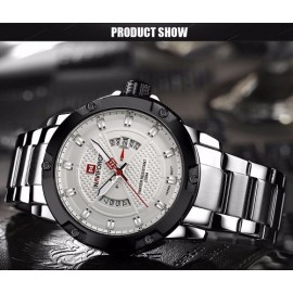 NaviForce NF9085 Stainless Steel Watch – Black/Silver NaviForce NF9085 Stainless Steel Watch – Black/Silver