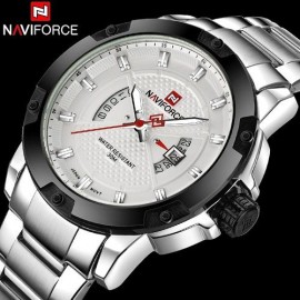 NaviForce NF9085 Stainless Steel Watch – Black/Silver NaviForce NF9085 Stainless Steel Watch – Black/Silver