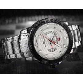 NaviForce NF9085 Stainless Steel Watch – Black/Silver