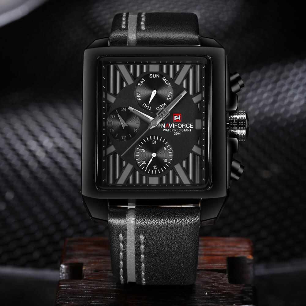 NaviForce Chronograph Luxury Men's Watch-Black NaviForce Chronograph Luxury Men's Watch-Black