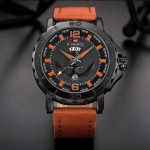 NaviForce NF 9122 Analog Watch for Men-Orange/Brown NaviForce NF 9122 Analog Watch for Men-Orange/Brown