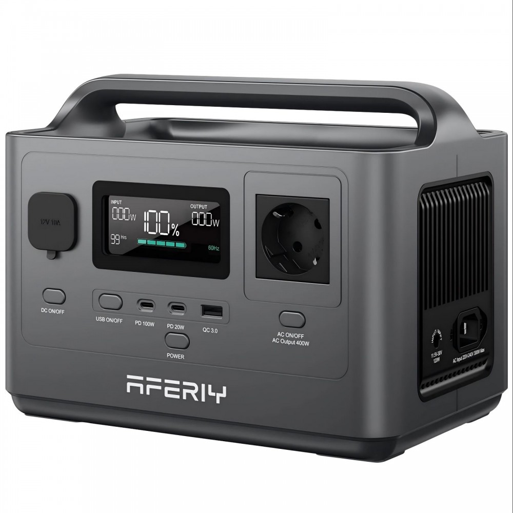 AFERIY 400W Solar Portable Power Station 