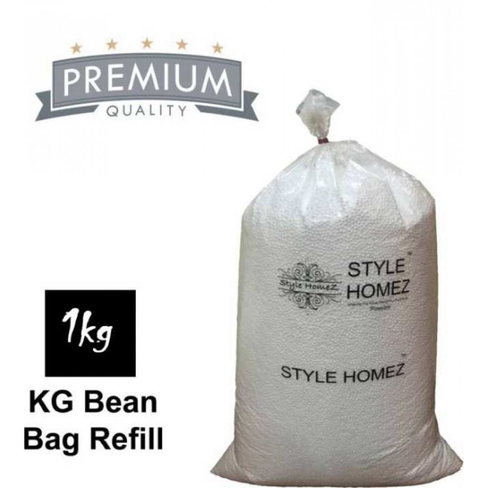 Nudge White Style Homez Bean Bags Standard Refill  Nudge White Style Homez Bean Bags Standard Refill