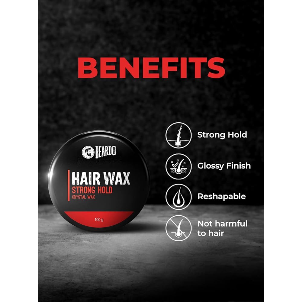 Beardo Hair Wax Strong Hold - 100g Beardo Hair Wax Strong Hold - 100g