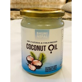 Bhumi Nepal Extra Virgin 500 ml Coconut Oil Enriched with Sea Algae| Cold Pressed Oil
