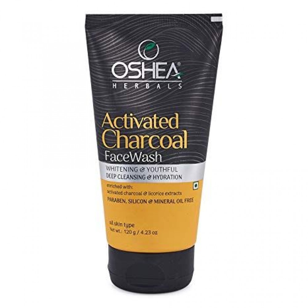 Oshea Herbals Activated Charcoal Facewash | Whitening Deep Cleansing Oshea Herbals Activated Charcoal Facewash | Whitening Deep Cleansing