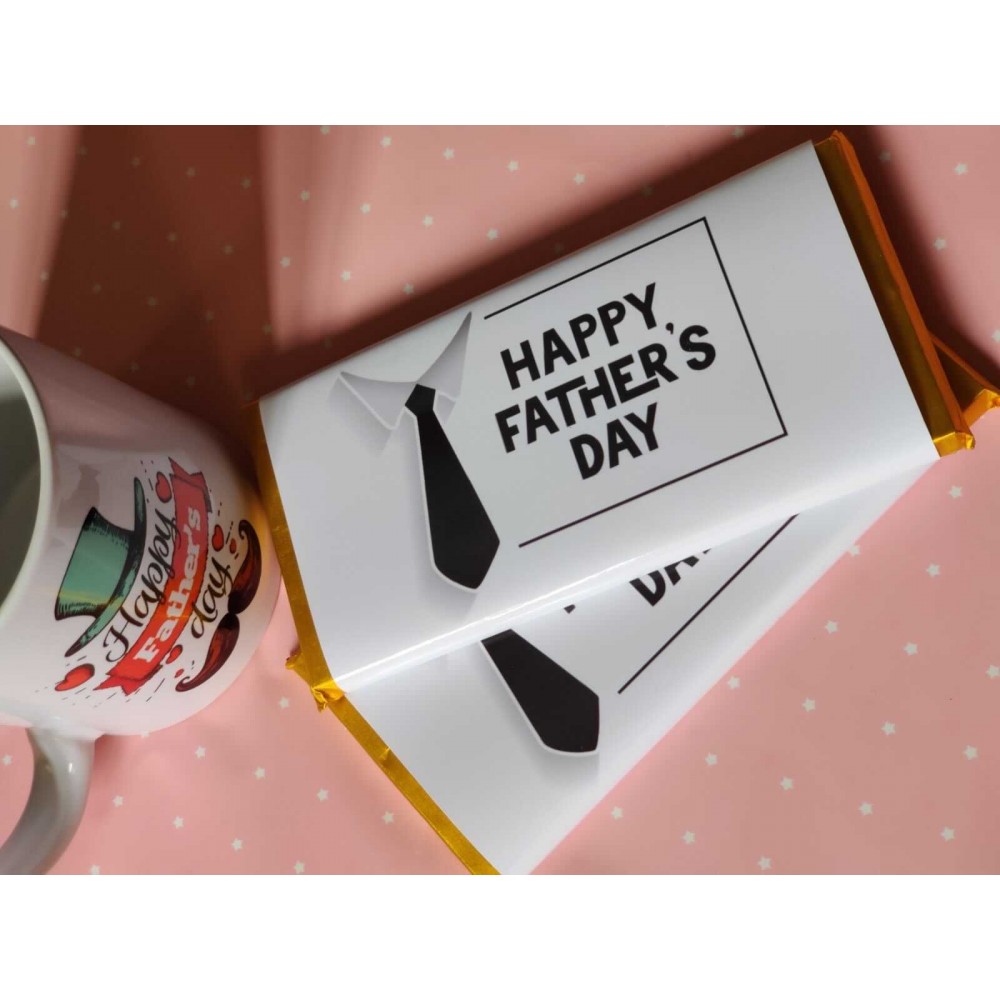 Happy Father's Day Custom Chocolate Bar| Father's Day Special 