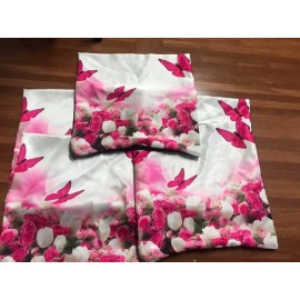 Elegant Floral Cushion Cover Set|5 pieces Elegant Floral Cushion Cover Set|5 pieces