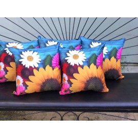Floral Cushion set with Cover|5 pcs Floral Cushion set with Cover|5 pcs