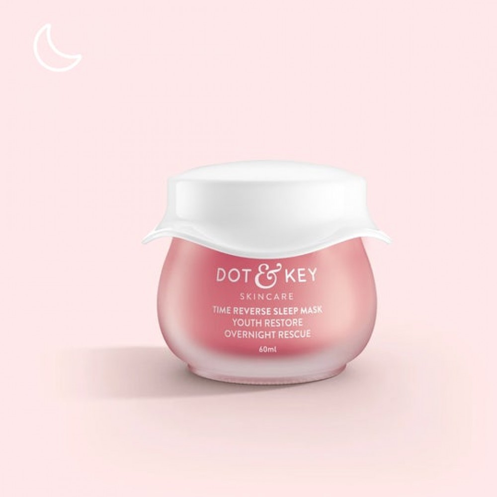 Dot & Key Time Reverse Sleep Mask  |Retinol Youth Restore Sleep Mask -60ml Dot & Key Time Reverse Sleep Mask  |Retinol Youth Restore Sleep Mask -60ml