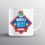 World's Best Dad Custom Printed Mug World's Best Dad Custom Printed Mug