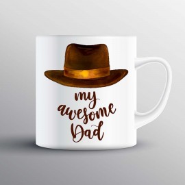 My Awesome Dad Custom Printed Mug