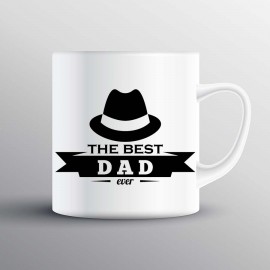 The Best Dad Ever Custom Printed Mug