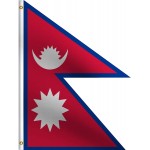 Nepalese Flag | 100% Polyester 100D Flag Nepalese Flag | 100% Polyester 100D Flag
