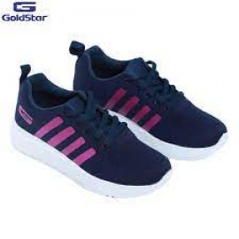 GoldStar Shoes For Ladies  - Navy / Red