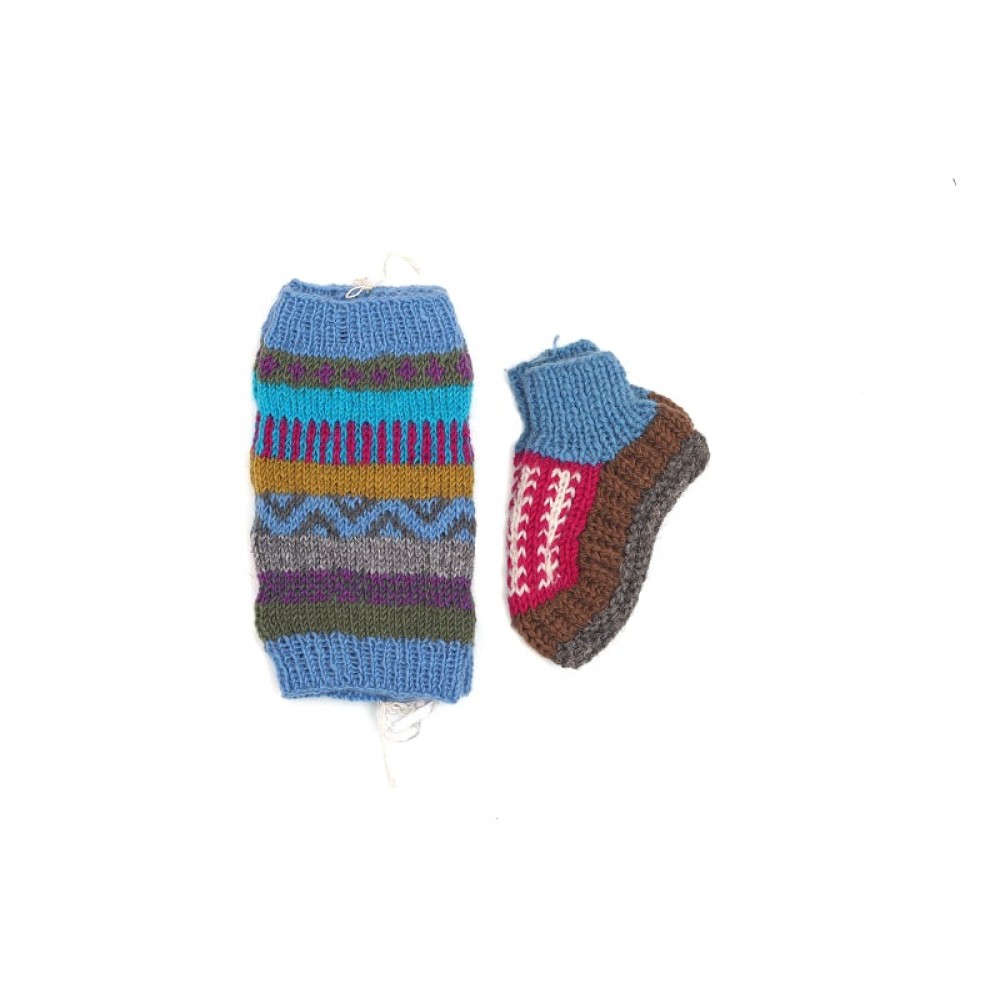Handmade Combo knee warmer and socks
