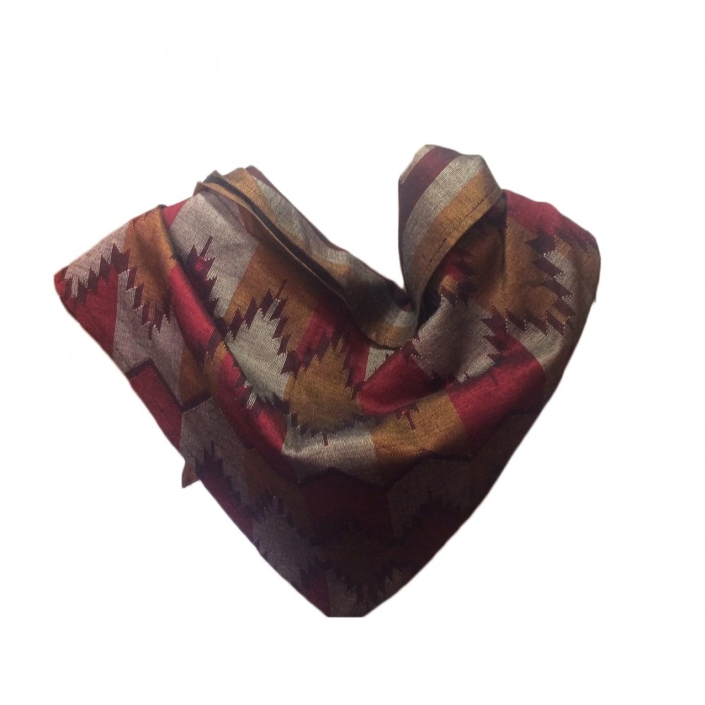 Custom Designed Handmade Dhaka Muffler -Dhaka Shwal/scarf made in Nepal Custom Designed Handmade Dhaka Muffler -Dhaka Shwal/scarf made in Nepal
