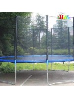Trampoline With Enclosure Safety Net - 14ft | Powerful Loading Capacity | Kids And Adult